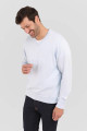 Alashan cashmere Cotton Cashmere Classic V-Neck Pullover in Robins Egg