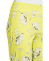 Krazy Larry Pull-On Ankle Pants in Lime Flowers