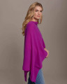Alashan cashmere Cashmere Draped Dress Topper in Boysenberry