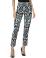Krazy Larry Pull-On Ankle Pants in Black Mosaic