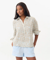 HIHO Women's Shade 4 Button Placket Long Sleeve Top