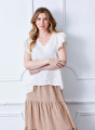 Suzy D London Santiago Sleeveless Linen Tee