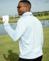 Kenny Flower Men's The Kiawah Sky Blue 1/4 Pullover