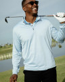 Kenny Flower Men's The Kiawah Sky Blue 1/4 Pullover