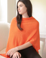 Alashan Cashmere 100% Cashmere Dress Topper Poncho in Sunset.
