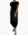 Michael Stars Women's Meryl Black Midi Dress