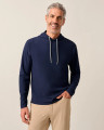 Johnnie-O Men's Hoppin Ribbed Knit Performance Hoodie