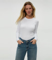 Michael Stars Women's Zola Ribbed Crew Neck Tee