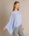 Alashan cashmere Cashmere Draped Dress Topper in Blue Aura