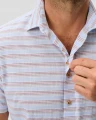 Johnnie-O Leander Cotton Blend Short Sleeve Button Down Shirt