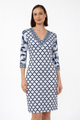 Gretchen Scott's Lobster Soup 3/4 Sleeve Dress 