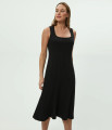 Michael Stars Sofia Square Neck Midi Dress