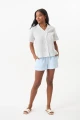 HiHo Maddie 100% Linen Camp Shirt is