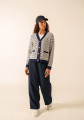  Saint James ISTRES Textured Knit Cardigan