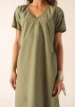 Saint James Morgane V-Neck Cotton Dress
