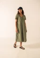 Saint James Morgane V-Neck Cotton Dress