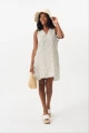 HiHo Jasmine Sleeveless Linen Dress
