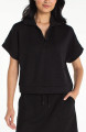 Liverpool Los Angeles Half Zip Popover Top