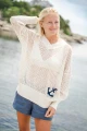 HiHo Mesh Anchor V-Neck Sweater 