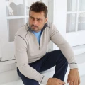 Madda Fella Riptide Reversible Quarter-Zip Sweater