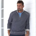 Madda Fella Riptide Reversible Quarter-Zip Sweater