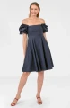  Gretchen Scott Promenade Off-the-Shoulder Dress 