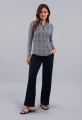 IBKÜL Amani Long Sleeve Mock Neck Top