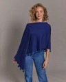 Alashan Cashmere Cotton Cashmere Tassel Trim Topper