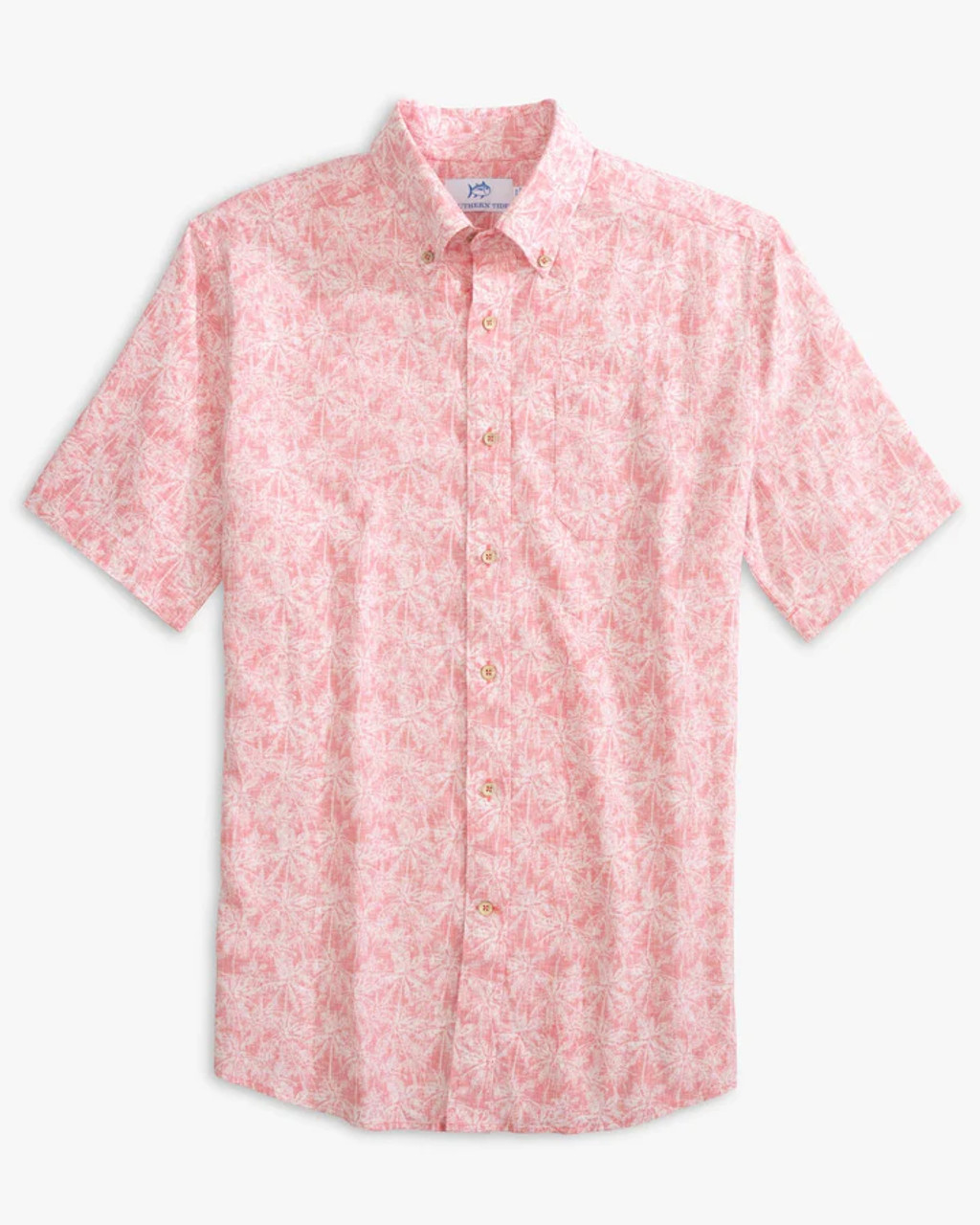 Men's Rayon Keep Palm and Carry On Print Sport Shirt