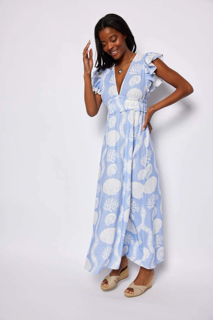 asos design flutter sleeve dress ASOS DESIGN flutter sleeve open back midi dress in purple