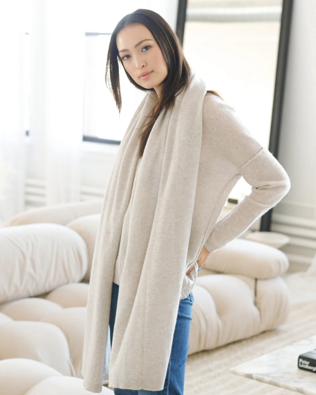 新品未使用【apuntob】　Scarf Towel vichy linen CATEGORY apuntob | mysweetdog