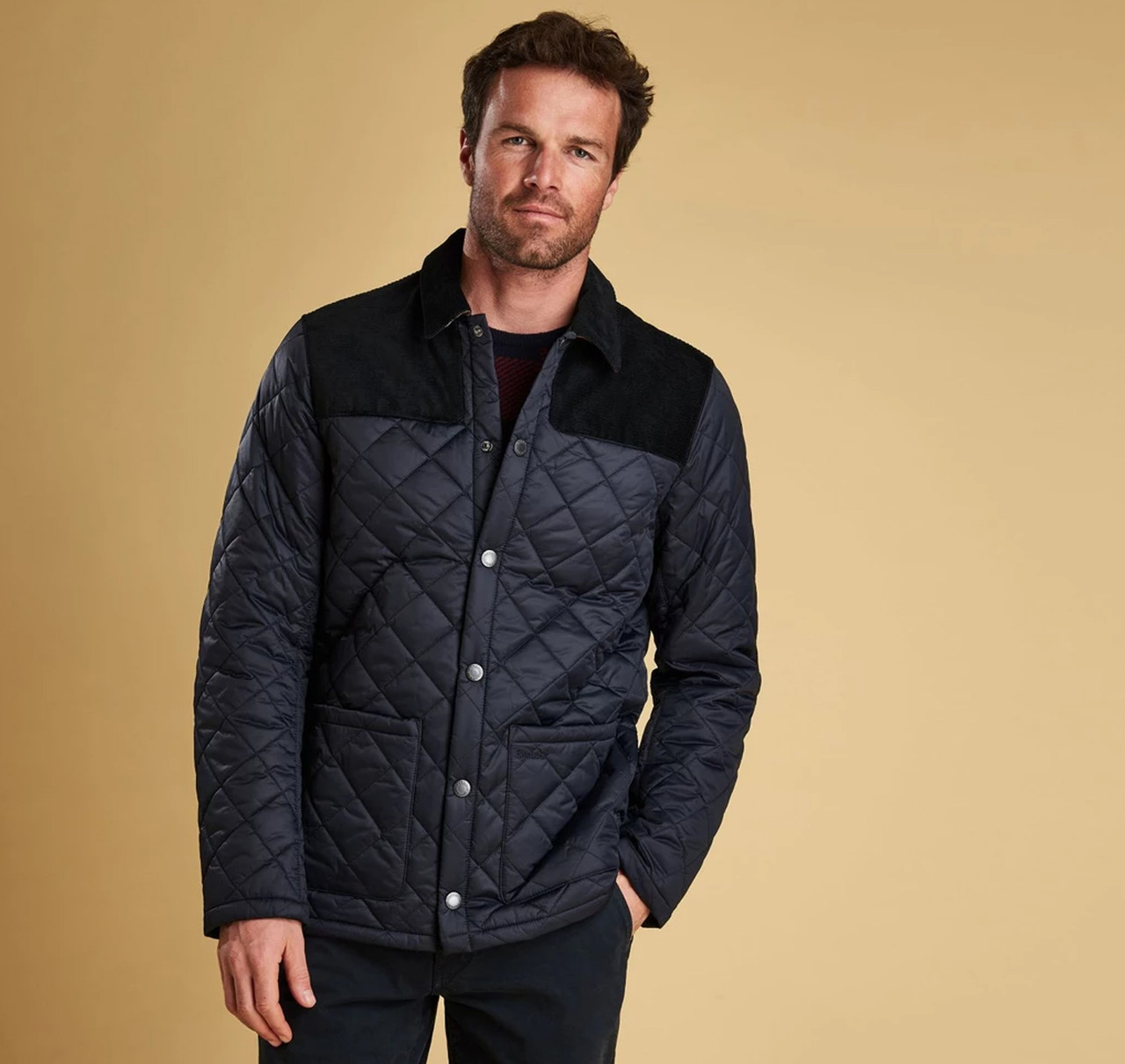 barbour gillock quilted jacket green