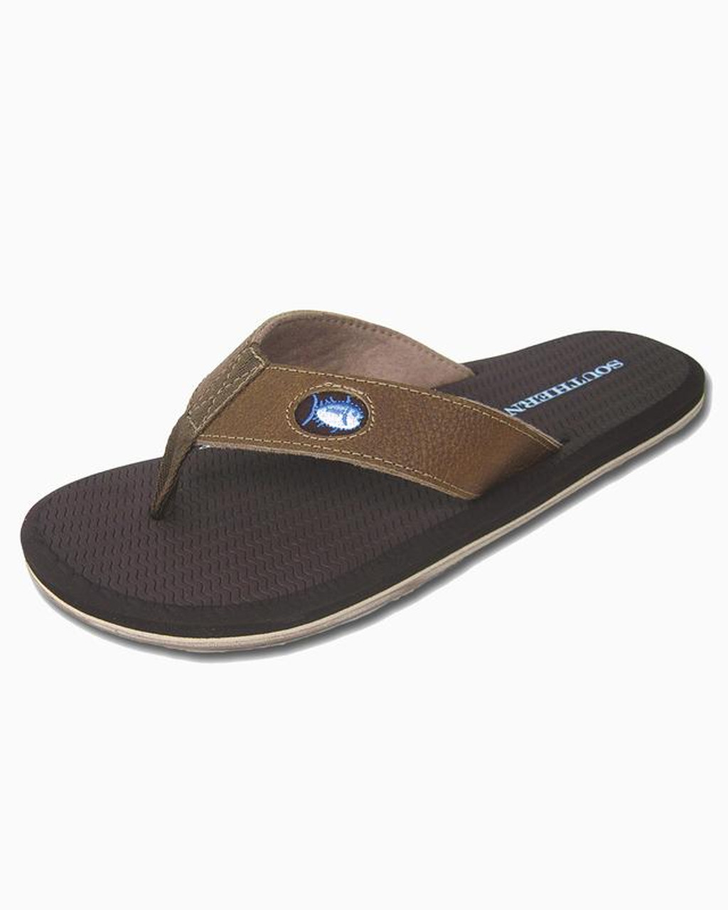 mens southern tide flip flops