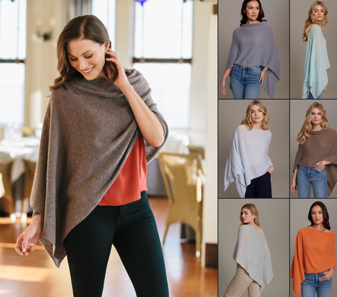 The Perfect Holiday Wrap: Our Best-Selling 4-in-1 Cashmere Topper