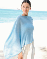 How to Wear a Cashmere Poncho in Style