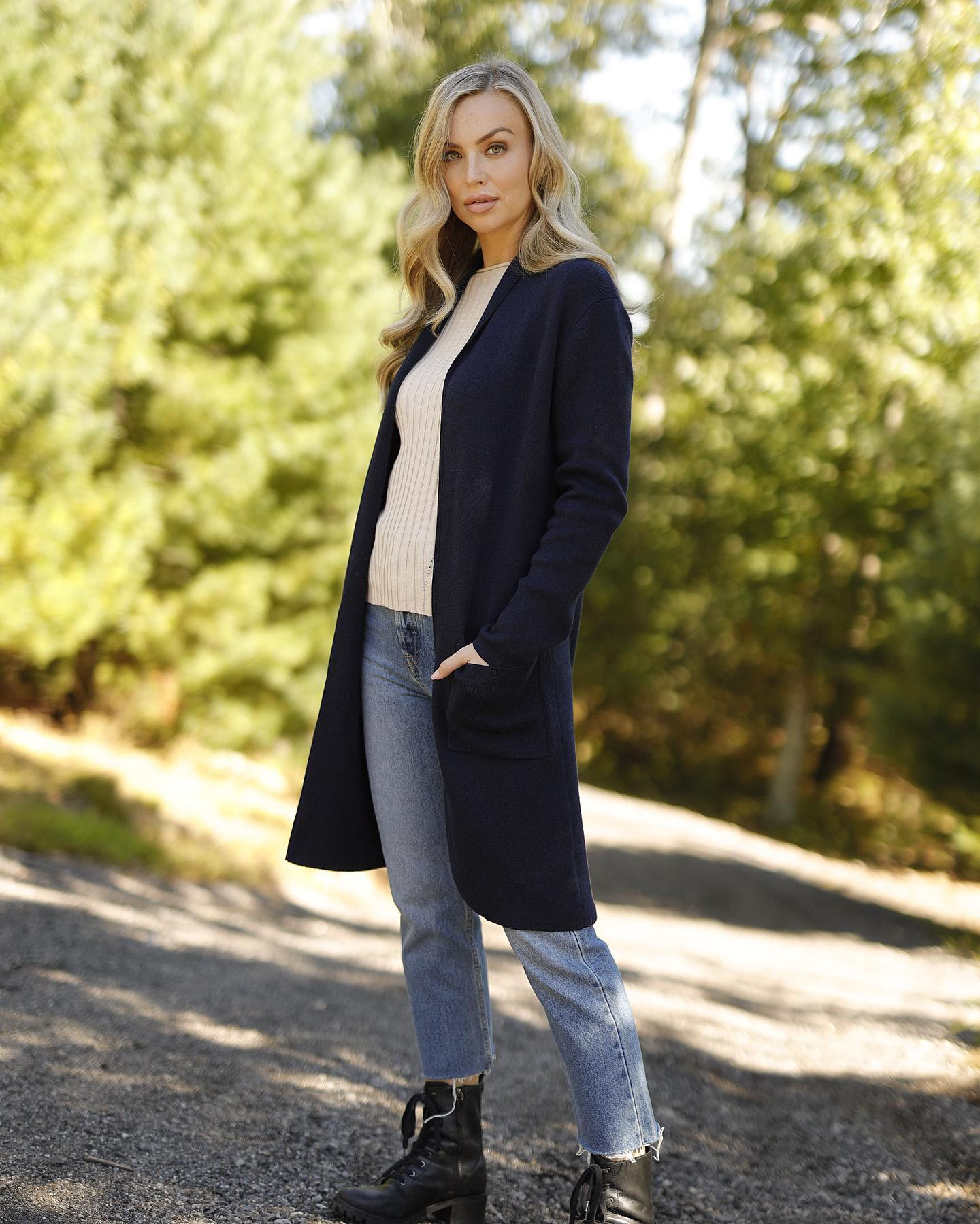 Claudia Nicole Sarah Shawl Collar Cashmere Blend | Island Pursuit
