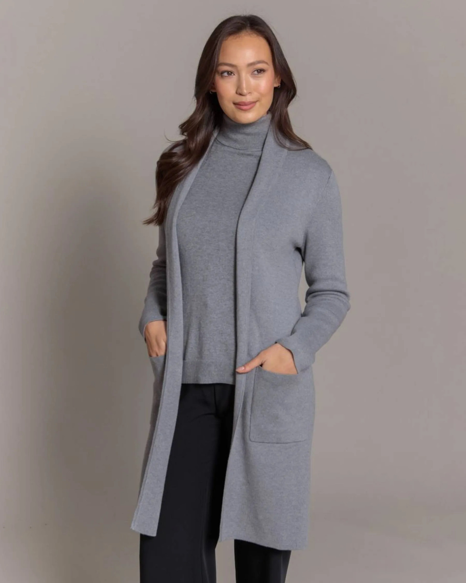Claudia Nicole Sarah Shawl Collar Cashmere Blend | Island Pursuit
