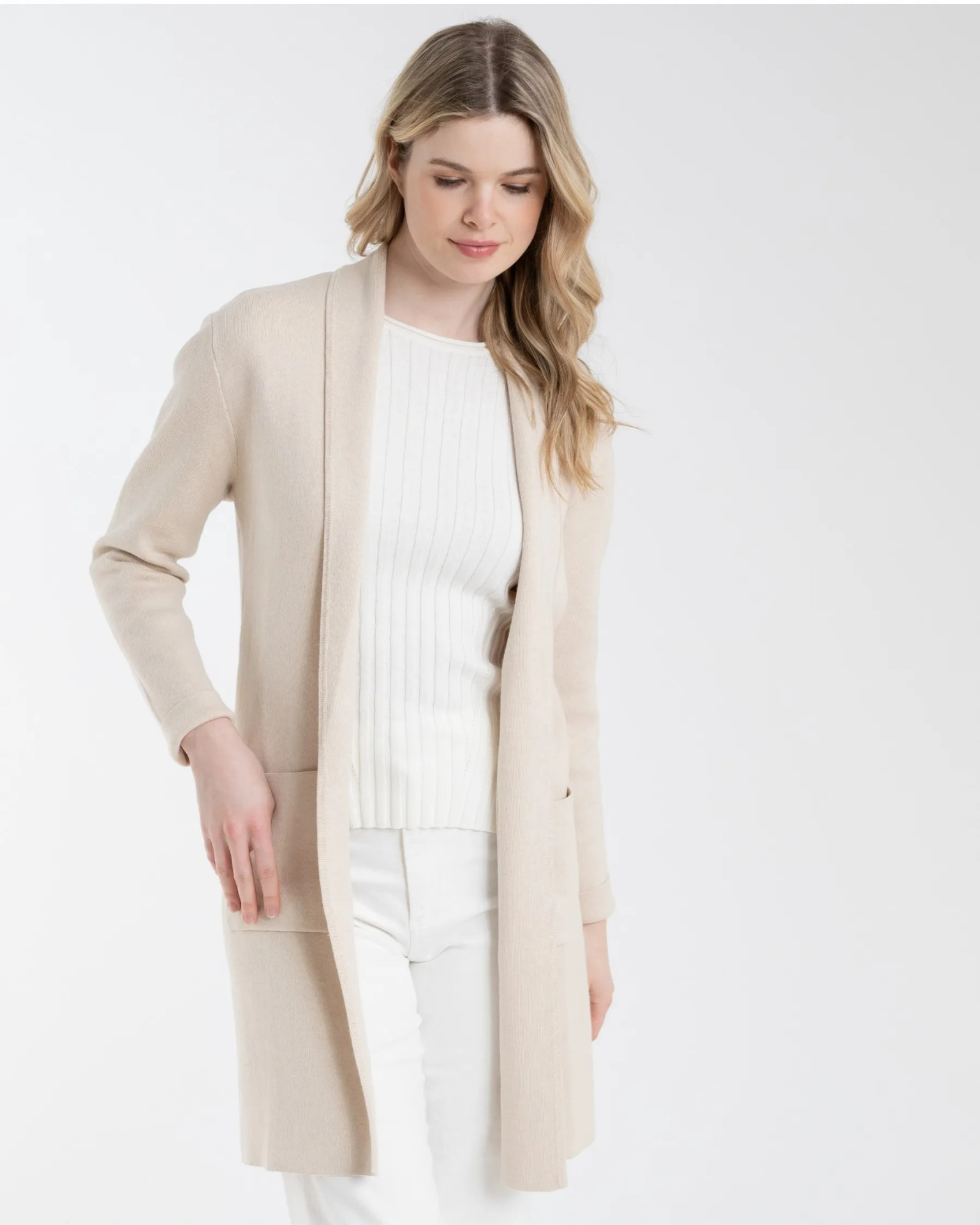 Claudia Nicole Sarah Shawl Collar Cashmere Blend | Island Pursuit