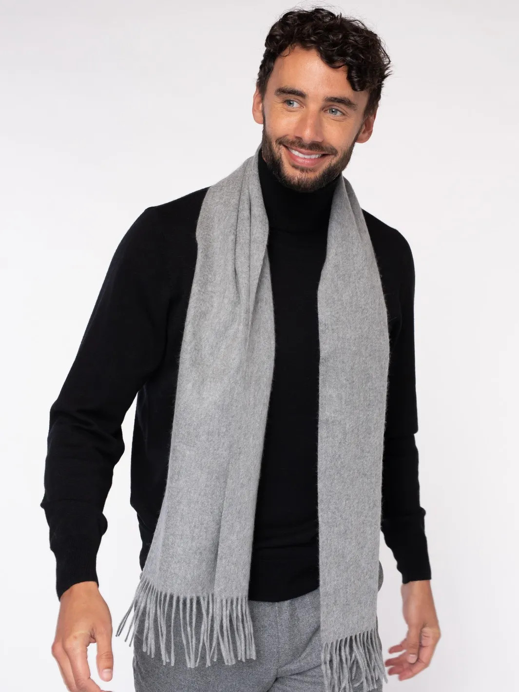 100% Super Fine Mongolian Cashmere Woven Scarf | Island Pursuit