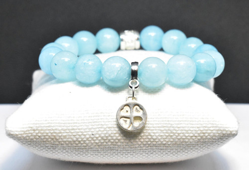 Kamea Island Jewelry Queen's Bath Bracelet in Light Blue Jade 