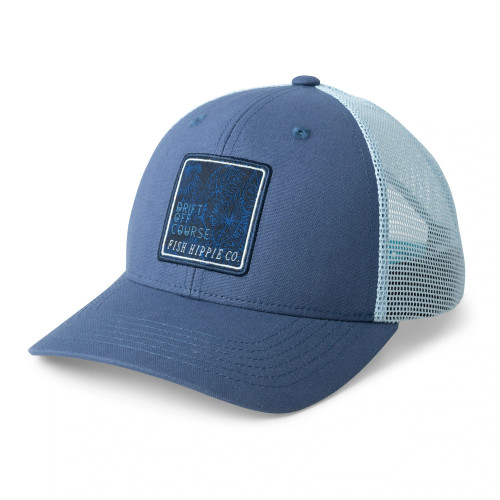 Fish Hippie Gone Astray Trucker Hat in Navy | Island Pursuit | Free Shipping over $100