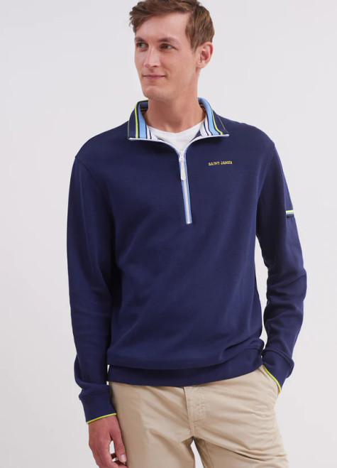 Saint-James Paolo 1/4 Zip Pullover | Island Pursuit | Free shipping over $100