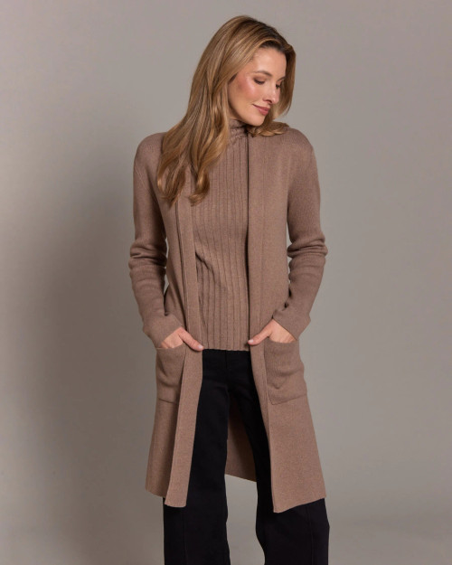 Alashan Cashmere Cotton Cashmere Sarah Shawl Collar Jacket
