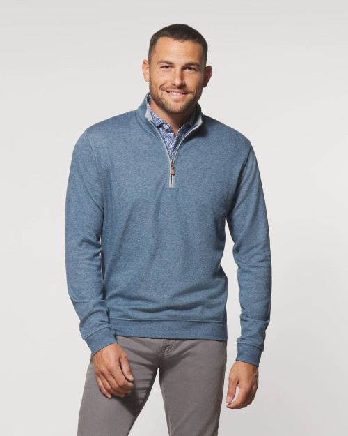 Johnnie-O Sully 1/4 Zip Pullover in Helios Blue sold by Island Pursuit offering free shipping over $100