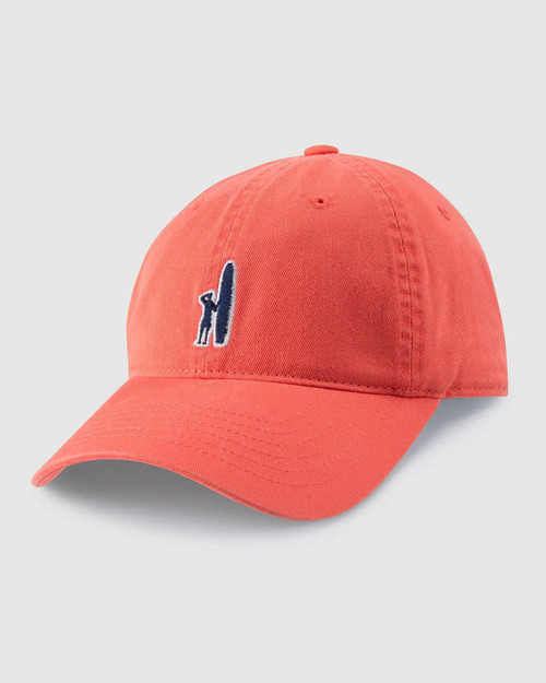 Johnnie-O Topper Baseball Hat in Coral 