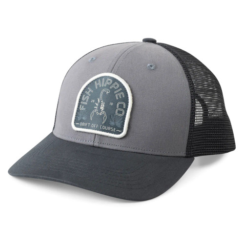 Fish Hippie Critical Trucker Hat in Slate