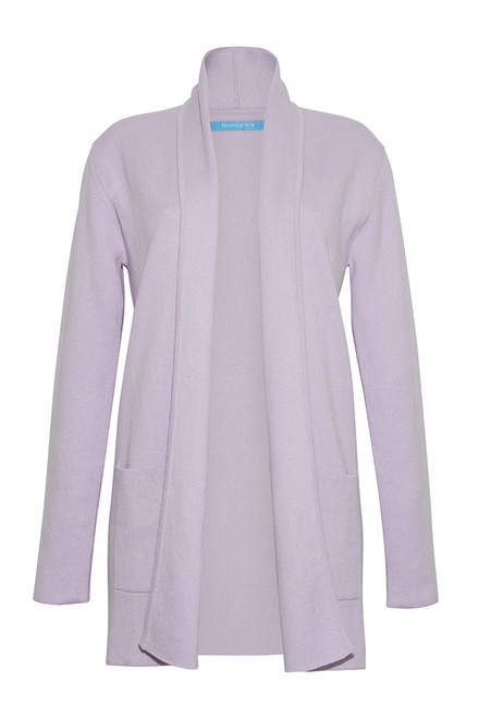 Burgess Sweaters The Travel Coat in Lilac