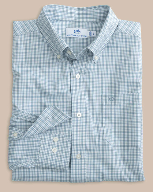 Southern Tidebrrr° Intercoastal Poinsett Plaid Long Sleeve Sport Shirt| Island Pursuit | Free shipping over $100
