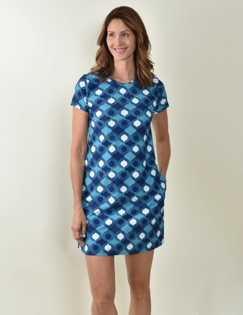 Southwind Apparel Riviera UPF 50+ Hobe Short Sleeve Dress