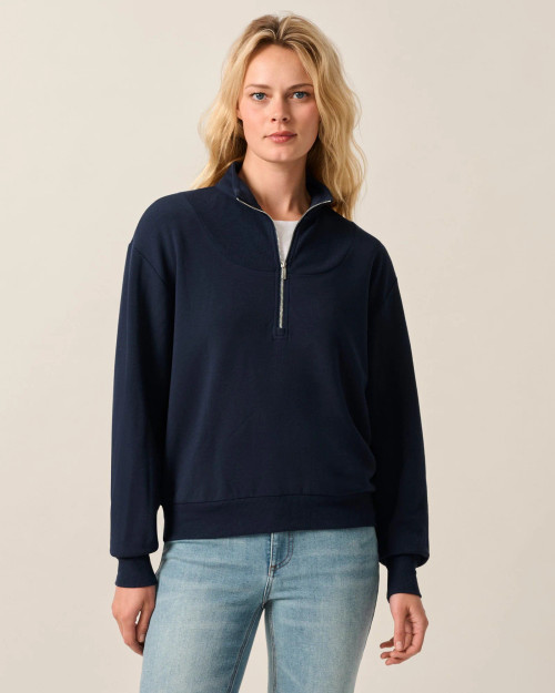 Johnnie-O Women's Naomi Rib Knit 1/4-Zip Pullover